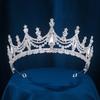 Bridal Crown Headgear Luxury Atmospheric Wedding Dress 18th Birthday Ceremony Children's Crystal Crown
