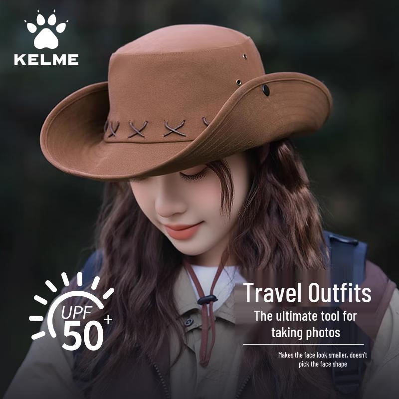 KELME Ретро-шляпа от солнца в западном стиле Unisex
