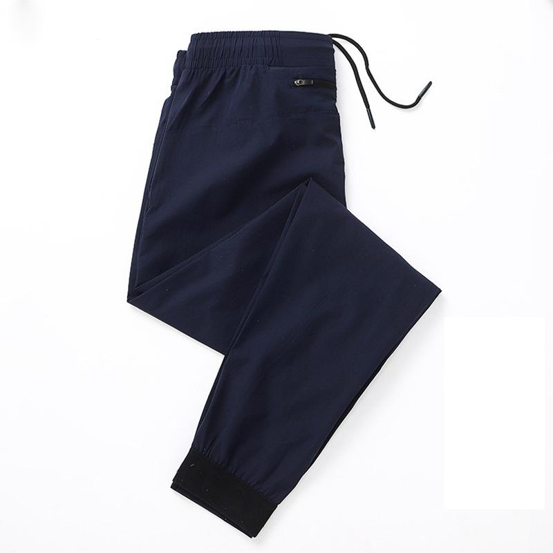 Summer Men's Running Sports Large Pockets Drawstring Leggings Loose Elastic Sports Pants Men S Casual Pants Clothing Work Pants Leisure Trouser