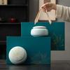 Ceramic Tea Gift Box with Sealed Can for Green, Black, and Longjing Teas - Half Jin Capacity