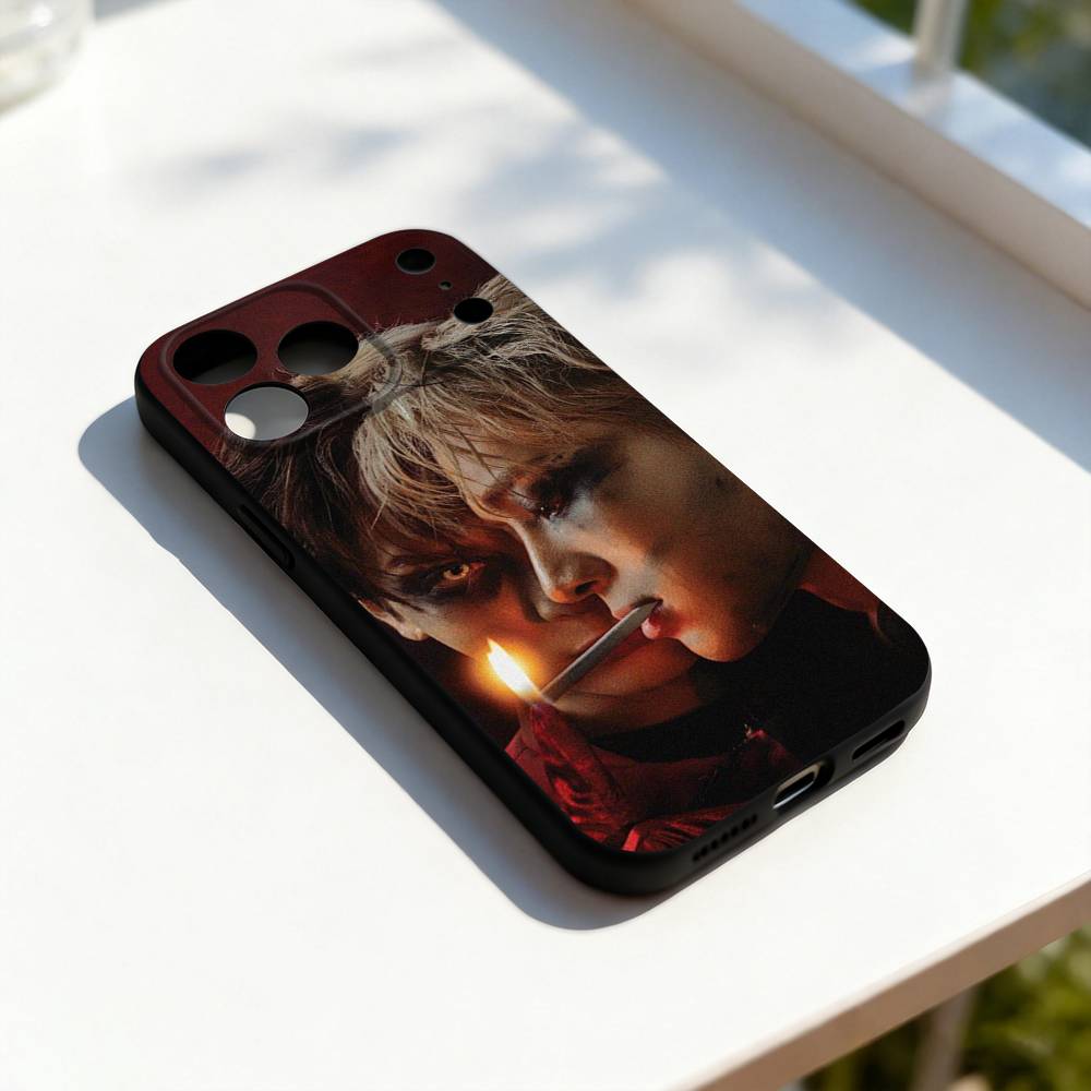 COOL J-Jackson Wang Phone Case For iPhone 17,16,15,14,13,12,11,Pro,Max,Plus,E,SE4,Air,Mini Black Soft Cover