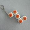 New Simulation Bread Key Decompression Light Key Chain Creative Mechanical Keyboard Button Decompression Fingertip Sensory Toys