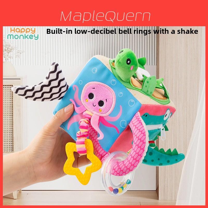 Happy Monkey Soft Plush Baby Educational Toy With Rotating Features For Sensory And Cognitive Development
