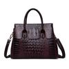 Women Handbag PU Leather Shoulder Bags Women Crocodile Luxury Handbags Women Bags Designer Crossbody Bags Female Retro Tote Handbags
