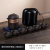 Purple sand travel tea set, small set, express cup, one pot, six cups, portable bag, outdoor camping activities, gifts