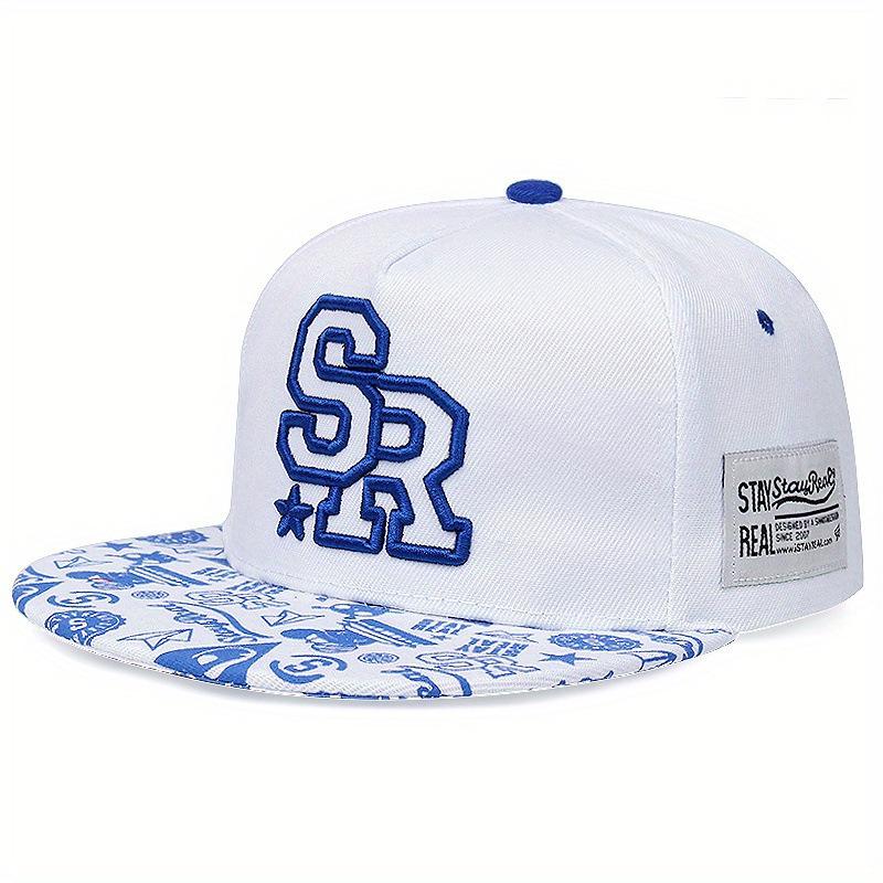 2pcs Fashion Casual Baseball Cap Men Women Embroidered Letters Hip-hop Hat Flat Brim Hat Poker Pendant Necklace Outdoor Sports Net Red Sun Hat