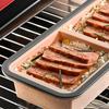 Silicone Compartment Food Storage Container with Lid Bento Box Freezer Microwave Safe Leakproof Meal Prep for Home Outdoor