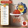 Canestro da basket per bambini Giocattoli sportivi Sollevamento silenzioso Supporto da basket per bambini Montaggio a parete per interni Tiro senza pugni Casa