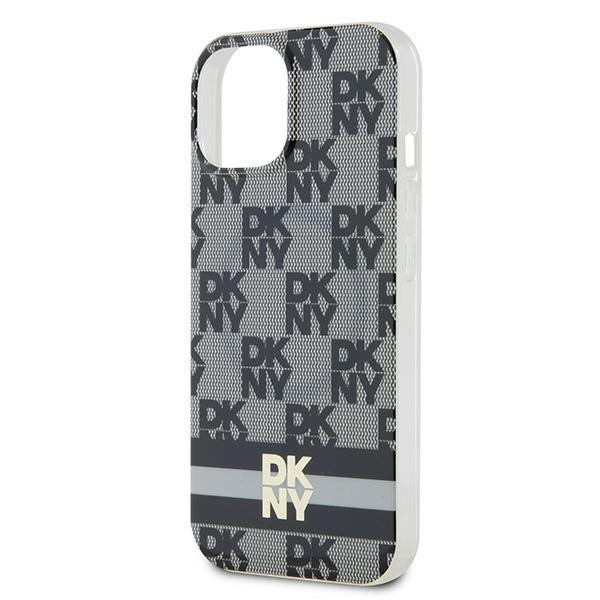 Dkny Dkhmp15Shcptsk Iphone 15 / 14 / 136.1 Czarny/Black Hardcase Iml Checkered Mono Pattern & Printed Stripes Magsafe