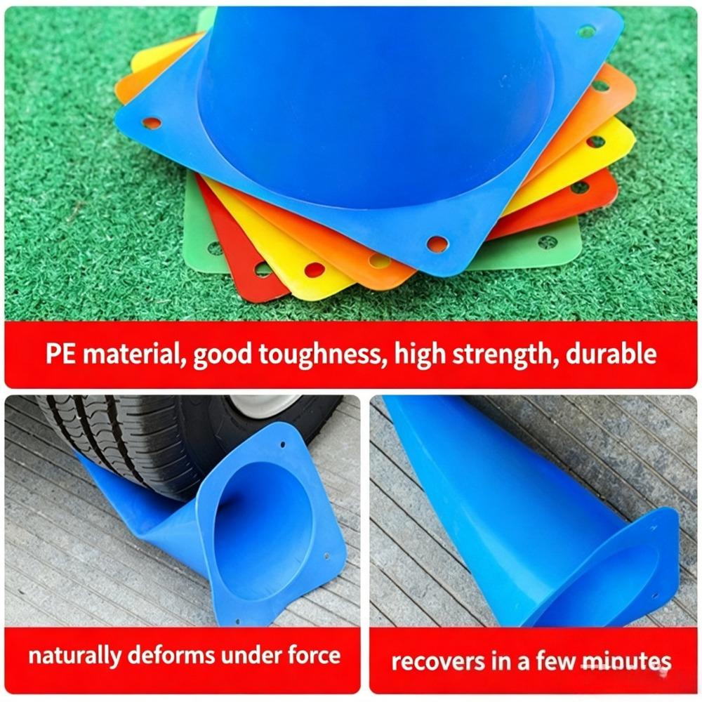 8/18/23/30CM Perforated Sign Barrels Obstacles Road Cones Barricades Soccer Basketball Physical FitnessTraining Equipment
