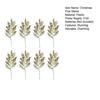 Lighted Christmas Norfolk Pine Branches Battery Operated Pre-Lit Pine Stems Artificial Pines Needles Branches for DIY Wreaths Vase Fillers