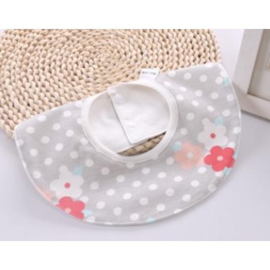 Cotton Muslin Baby Drool Bibs Soft Breathable Bandana Newborn Neck Bib Soft Cartoon Print Toddler Feeding Bibs for  Boy Girl