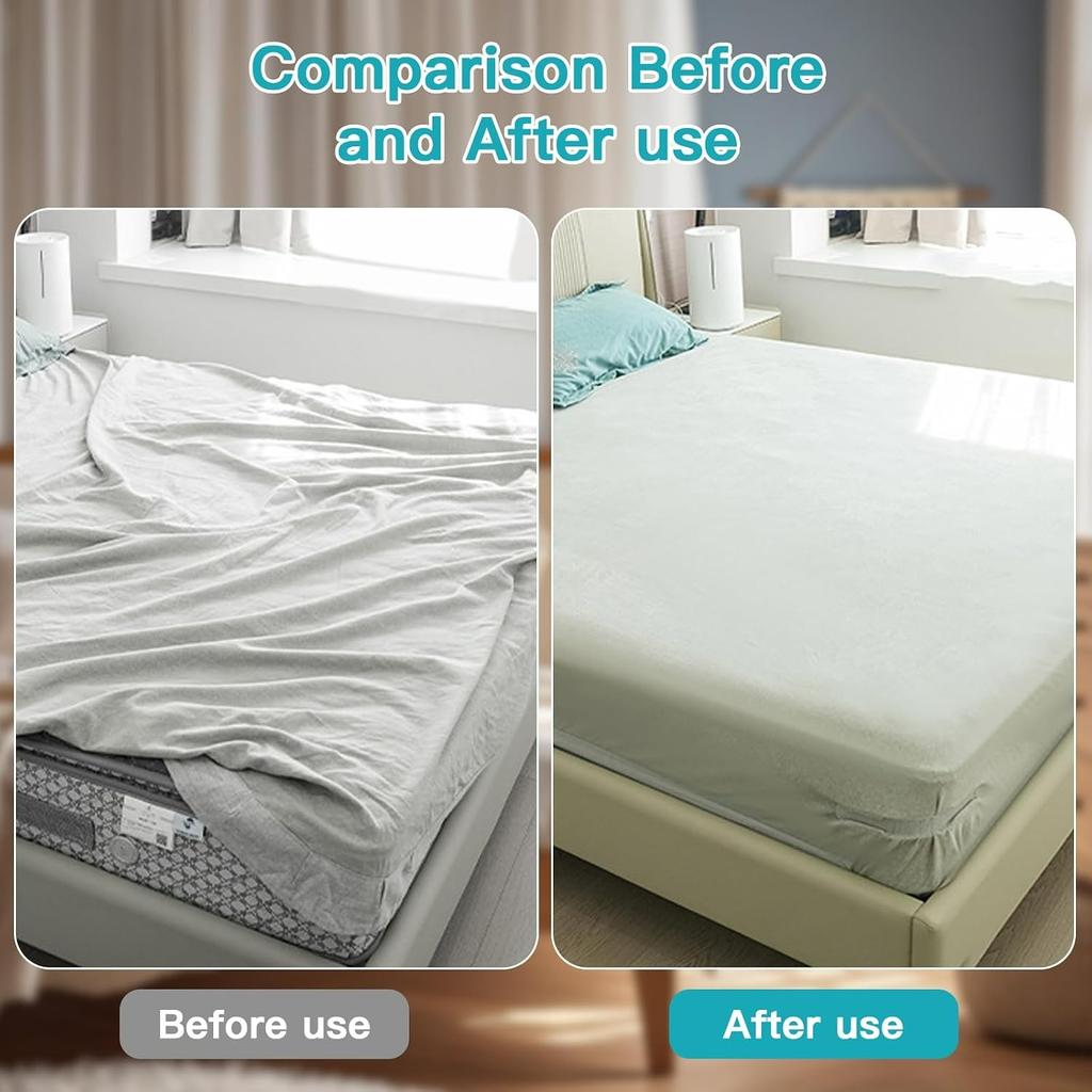 Bed Sheet Holder, 4-Piece Set, Bed Sheet Clips, Anti Slip Design Is Not Easy To Fall Off, Sheet Holders for All Bed Sheet, Mattresses