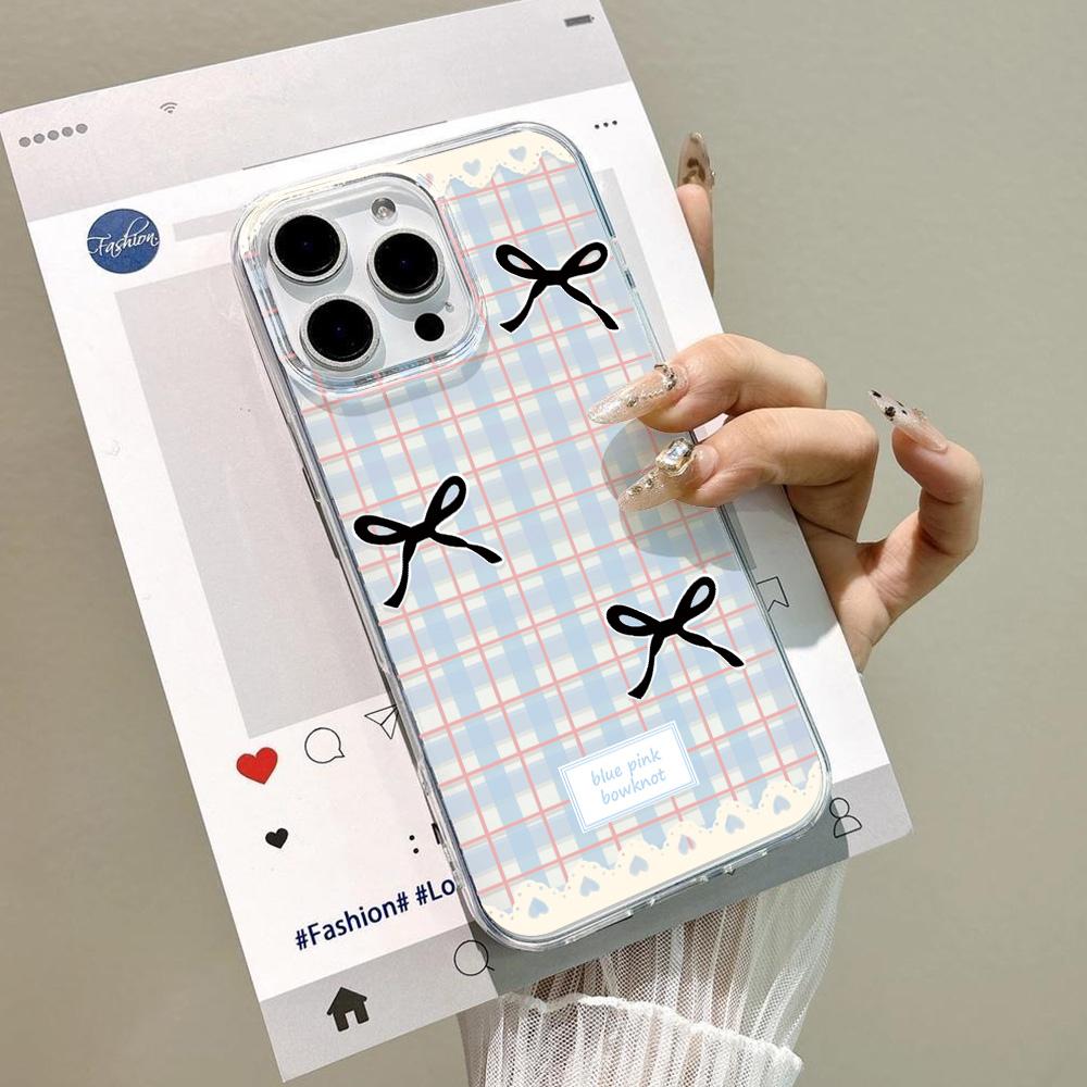 Painted Phone Case for iPhone 12 13 15 16 iPhone 16 12 13 14 15 Pro  14 15 16 Pro Max Coverage Shockproof Anti-Fingerprint Fresh Style Protective Case