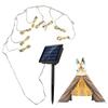 104 LED Solar Power Patio Umbrella Lights Outdoor Garden Parasol Fairy String Lamp IP65 Waterproof Solar Camping Tent Lamp Light