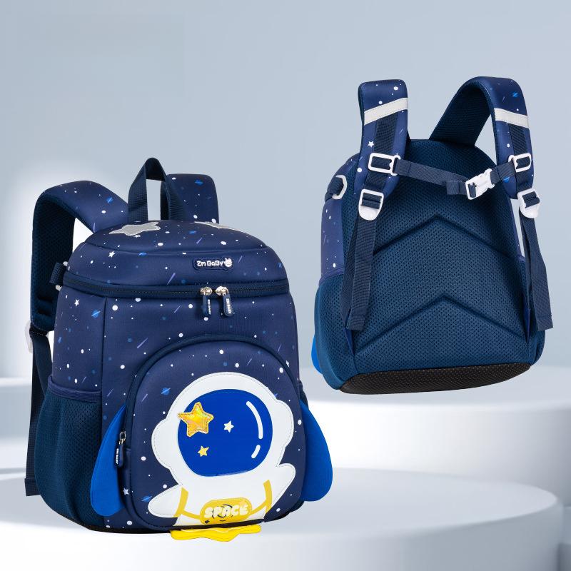 Sesame Baby New Kindergarten Backpack for Boys and Girls, Cute Cartoon Children's Backpack, Diving Material Backpack