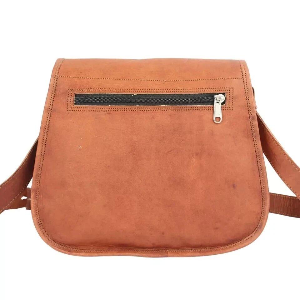 Vintage Real Leather Women's Casual Tote Purse Satchel Crossbody Sling Bag Retr