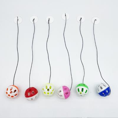 1pc Funny Parrot Toys Hollow Ball With Bell For Parakeet Cockatiel Bird Chewing Sound Toys Bird Toy Accessories Random Color