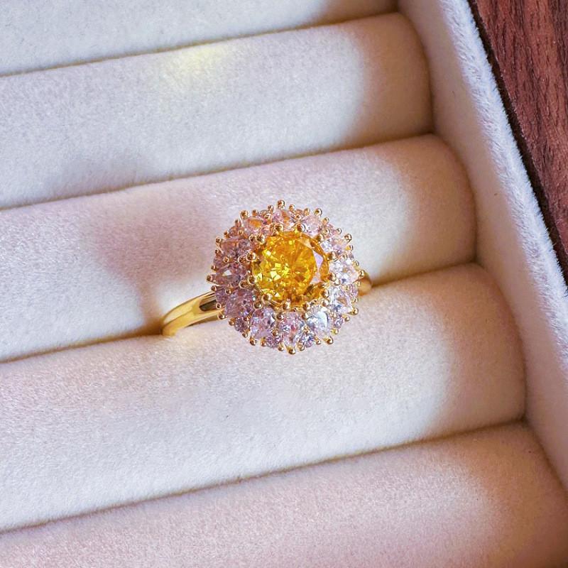 Luxurious And Distinctive Adjustable Copper Ring For Women Stylish Everyday Accessory