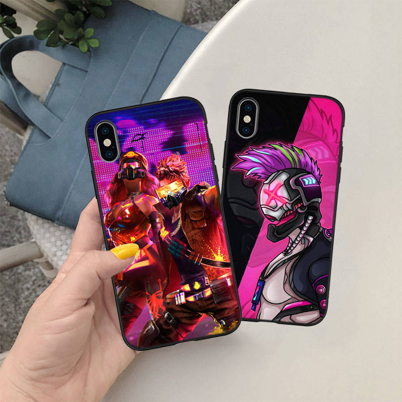 IR10 Free Fire Phone Shell Case for Redmi Note 12 12S 12C 13 13C 13R 14 14S 14R 14C Pro Max Plus A3 A3X A4 A5 11A 13X