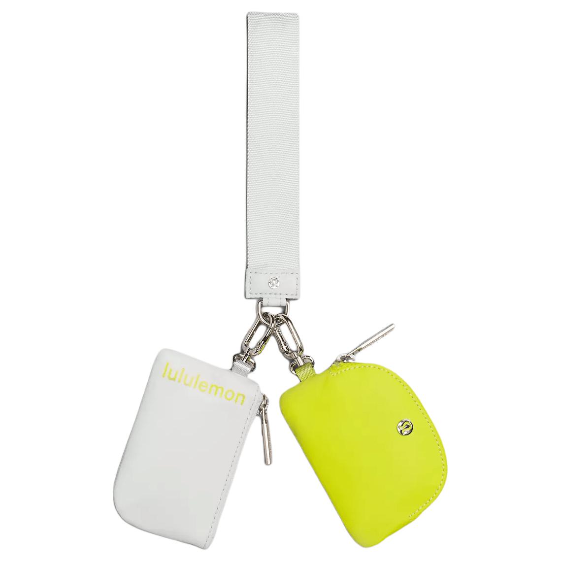 Lululemon Casual Fashion Versatile Recycled Nylon Clutch Women clutch Lime Yellow LW9FK2S-066595 Lime & Yellow