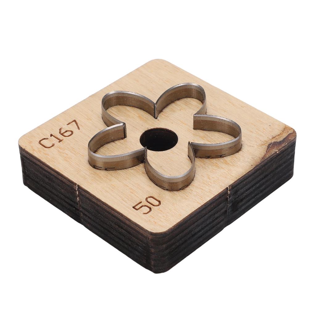 Matriță de tăiat piele în formă de floare Metal Artizanat din piele Artă pe hârtie Cutter Matriță de perforat Instrument de meșteșugărit