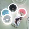 Mini Clip-On Selfie Ring Light, Rechargeable LED Fill Light, 3 Level Brightness for Phone Tablet Laptop