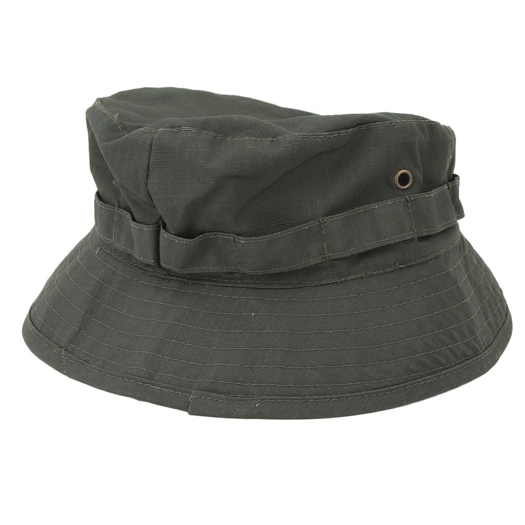 Boonie Hat with Adjustable Buckle Short Brim Waterproof Oxford Fabric Bucket Hat for Fishing Trips