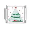 Lovely Santa Claus Snowman Christmas Tree Gloves Italian Charm Links Fit 9MM Stainless Steel Bracelet Women Men DIY Making Gifts