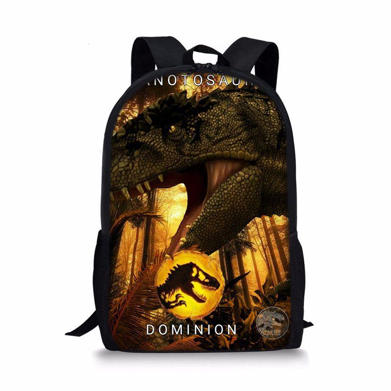 Jurassic World Dinosaurier Rucksack Große Kapazität Schultasche für Jungen und Mädchen
