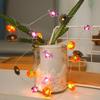 Portable Light LED Pumpkin Light Pumpkin Shaped Fairy Lamp New Copper Wire Lamp  Halloween Party