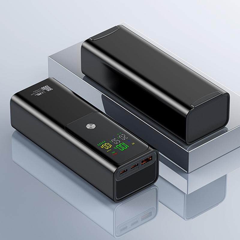 

PD 100W Power Bank 20000mAh Внешняя батарея Емкость Быстрая зарядка Портативное зарядное устройство Powerbank для ноутбука iPhone Samsung 20000 mAh чёрный