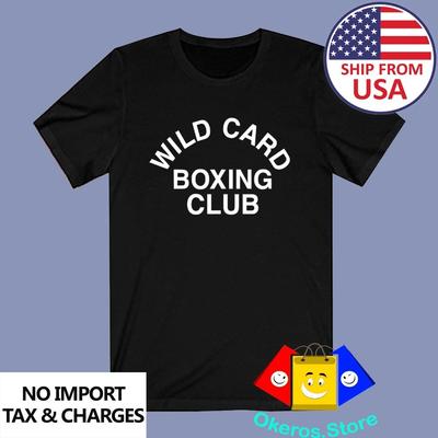 Wild Card Boxing Club Gym Men's Black Size S To 5XL