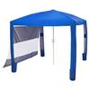 Beach Cabana, 2.4 x 2.4 m Beach Canopy with Side Wall, UPF 50+ Protection Easy Setup Cabana Tent with Sand Pockets, Adjustable Height Portable Shade