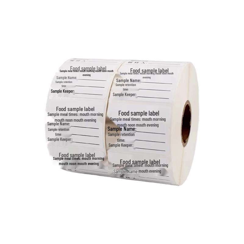 Zhaoshen Этикетки для хранения образцов пищевых продуктов 4x3cm, 1000 Sheets