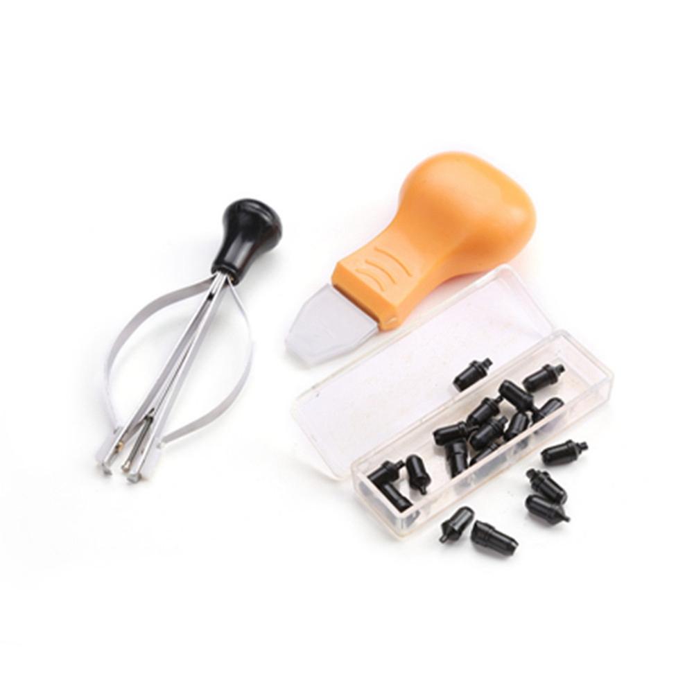 16-teiliges Tragbares Uhrenreparaturwerkzeugset Öffner Stifte Gehäuseöffner-Kit Uhrmachergehäuse