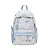 Schoolbag new high-value sweet and cute polka dot primary school backpack female volume two-dimensional transparent double shoulder pain bag