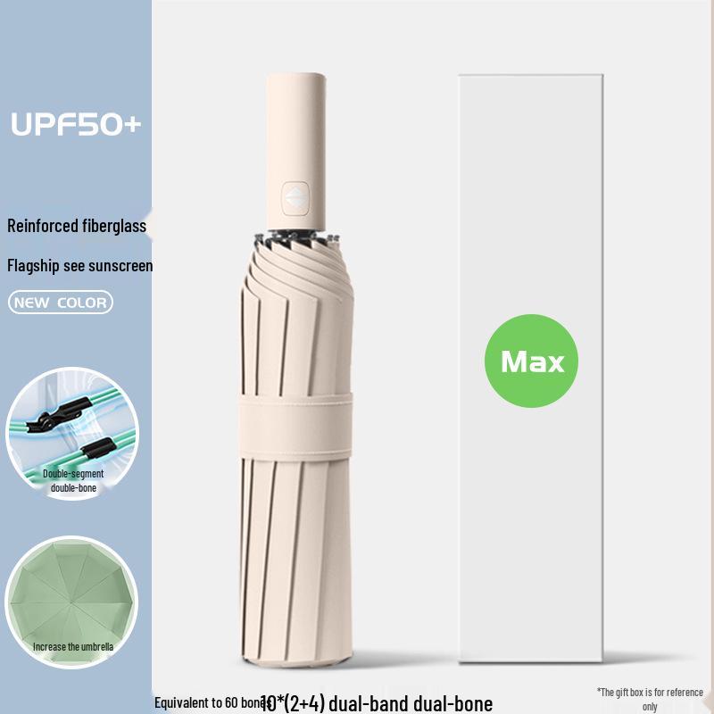288-Bone Windproof & Stormproof Large Folding Dual-Use Umbrella for Men & Women