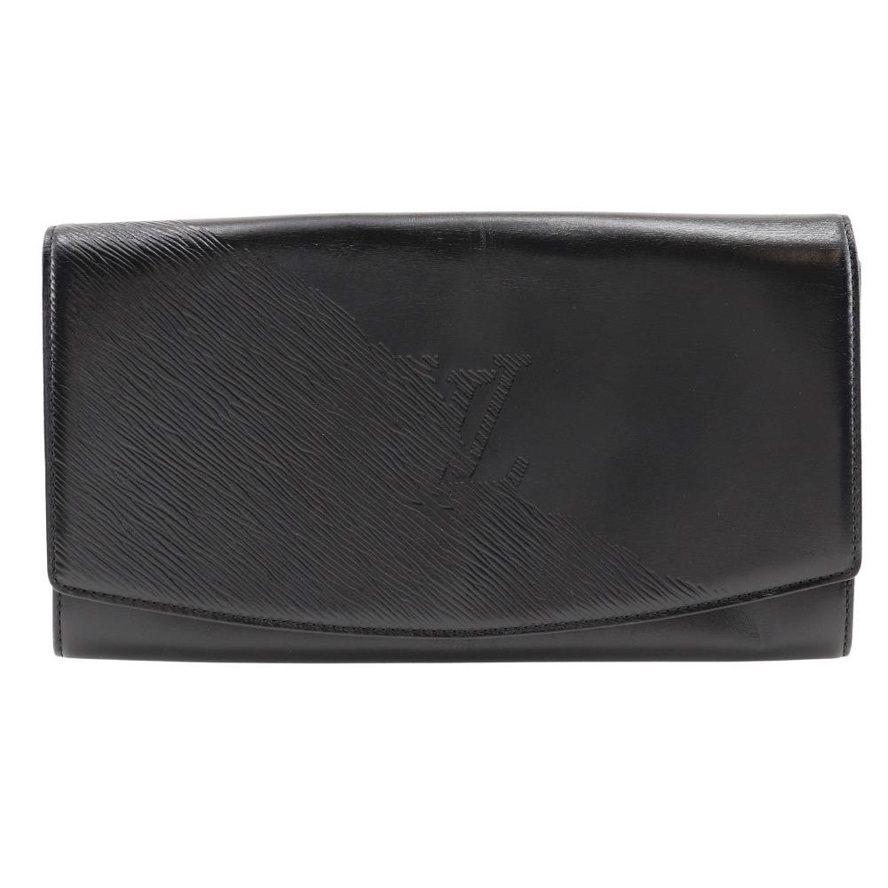 

LOUIS VUITTON Aegean Clutch bag M63962 Opera line Noir black leather unisex Used