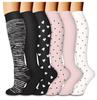 Unisex Cross-Border Compression Socks - Perfect for Sports, Running, Yoga; Knee-High, Calf-Length; Leg Slimming.