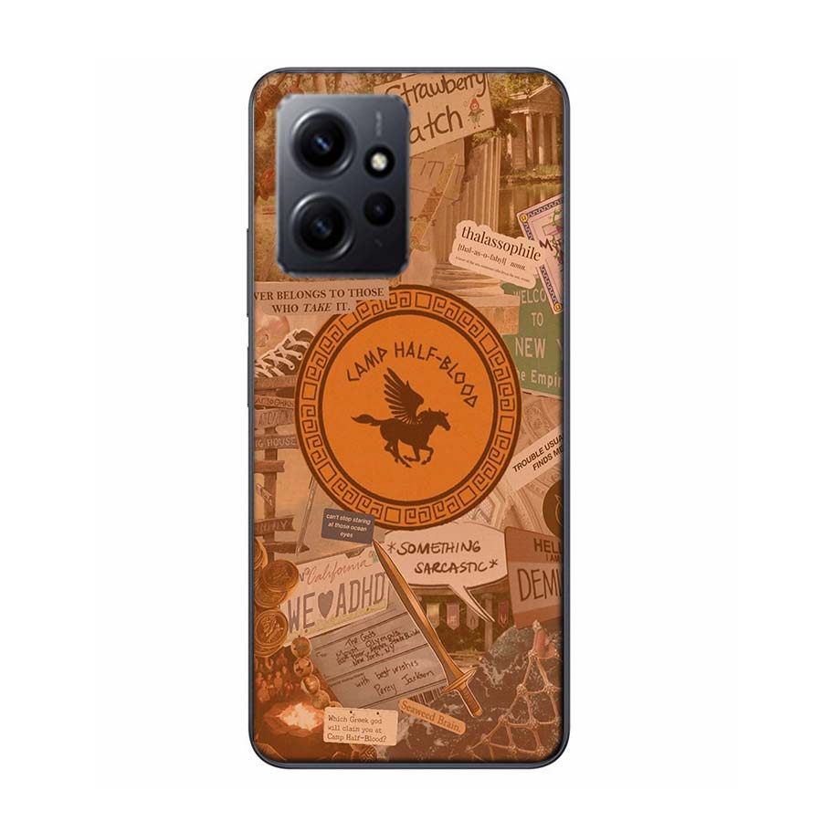 P-Percy J-Jackson Poseidon Camp Half-Blood Phone Case For Redmi 12 13C 14C 12C Note 14 13 Pro Plus 10 10A 10C 9 9A 9C 9T K70 K80