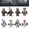 Blocs 8 pièces Minifigurine de construction Clone Ahsoka Troopers Figurine Cadeau pour les fans