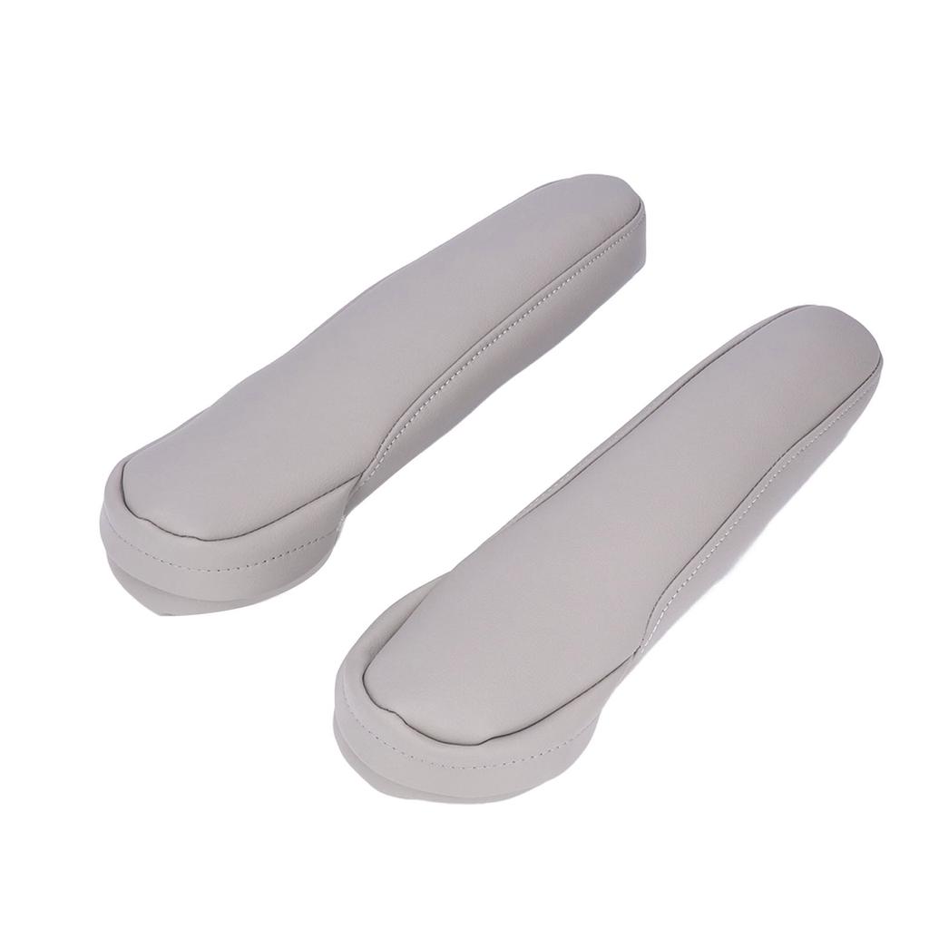 2pcs Seat Armrest Cover Leather Car Interior Accessories Replacement for Odyssey 2004?2014Grey