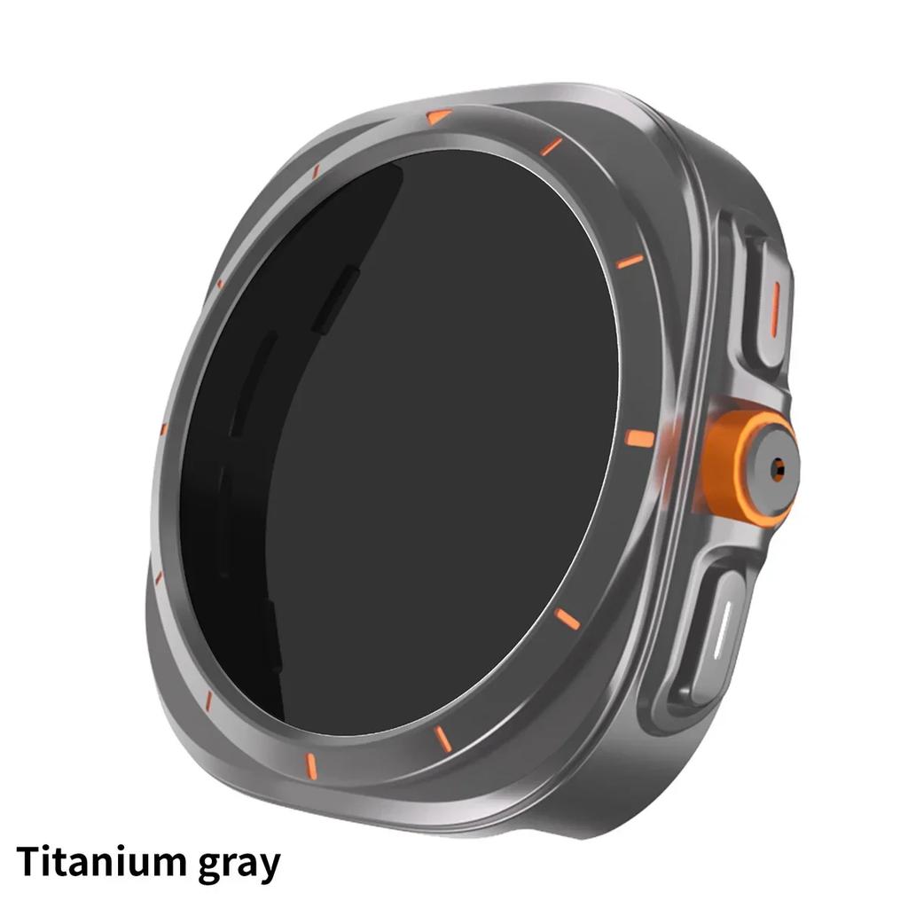 Ochranné pouzdro proti šmírování pro Samsung Galaxy Watch 7 6 40mm 44mm Tvrzené sklo Ochranná fólie na displej Změna na Galaxy 7 Ultra 47mm