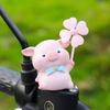 Cartoon Resin Car Decor With Rotating Windmill For Cute Vehicle Interior Accents