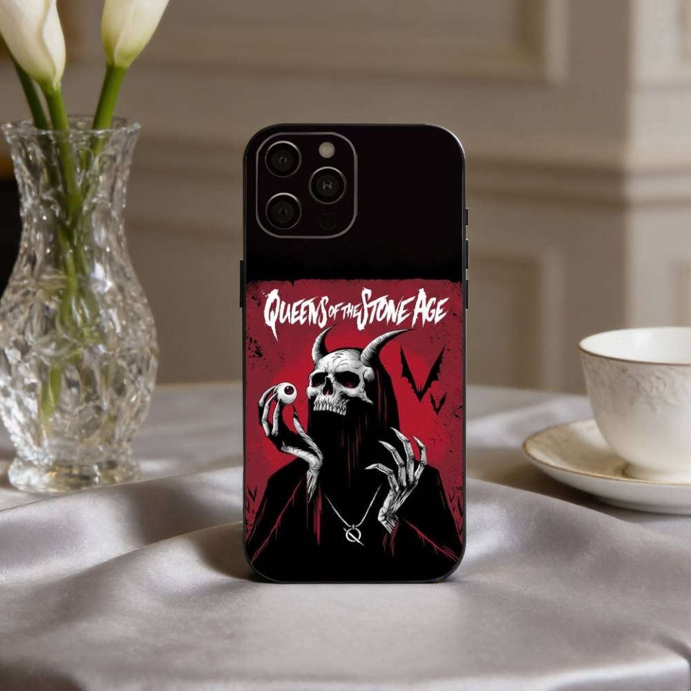 Rock Q-Queens of the S-Stone Age  Phone Case Silicone Soft For IPhone 17pro 16 15 14 13 12 11 X XR Plus Pro Max Plus