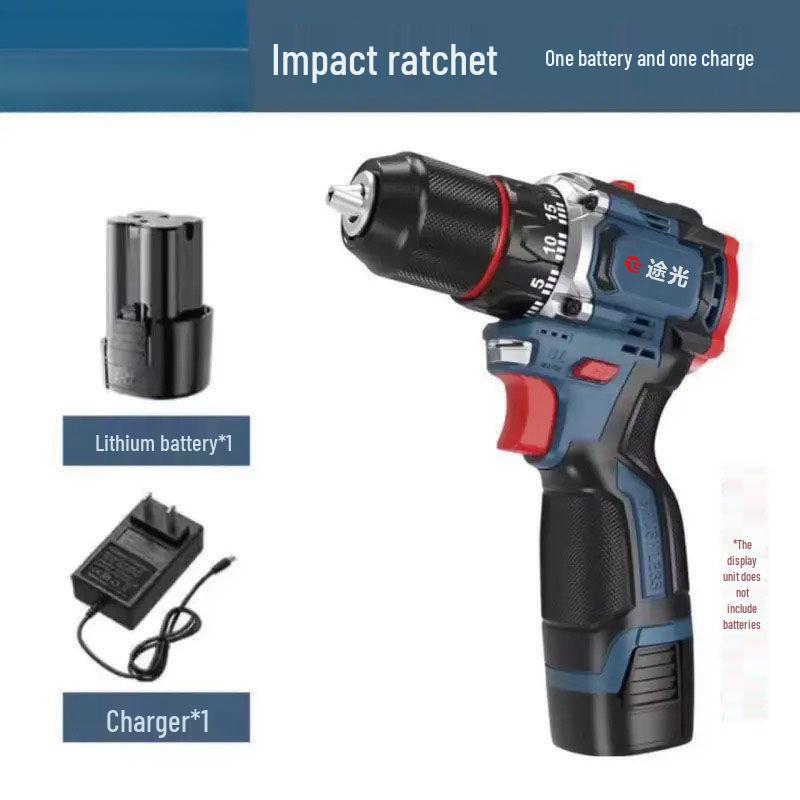 High-Power Cordless Copper Brushless Drill with Rechargeable Electric Screwdriver