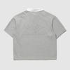 UMBRO Crispy Taslan Pique Collared Short Sleeve T-Shirt Gray (Uq223Cts59)
