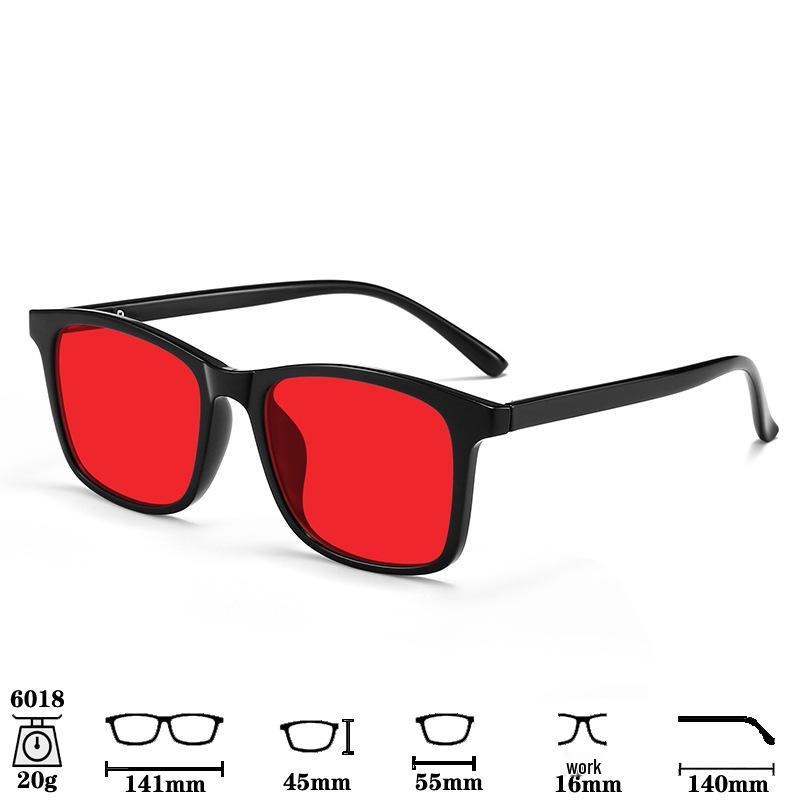 Light-Enhancing Sleep-Aid Glasses: Blue Light Blocking, Reflective Coating, Anti-Blu-Ray, Anti-Radiation, Melatonin Support, TR Frame.