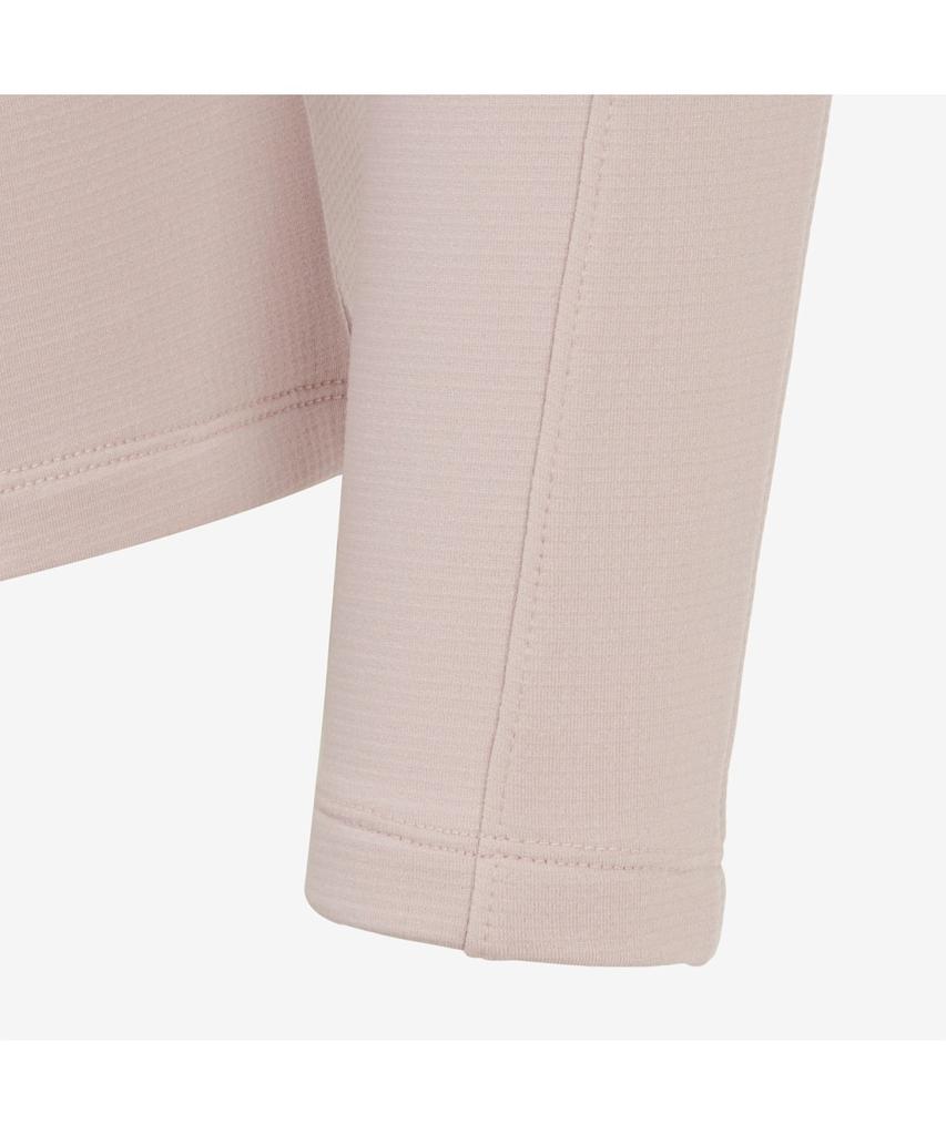 Noseupeiseu Nt7Lr82B Women'S Andino Long Sleeve Zip-Shirt Grayish_Pink